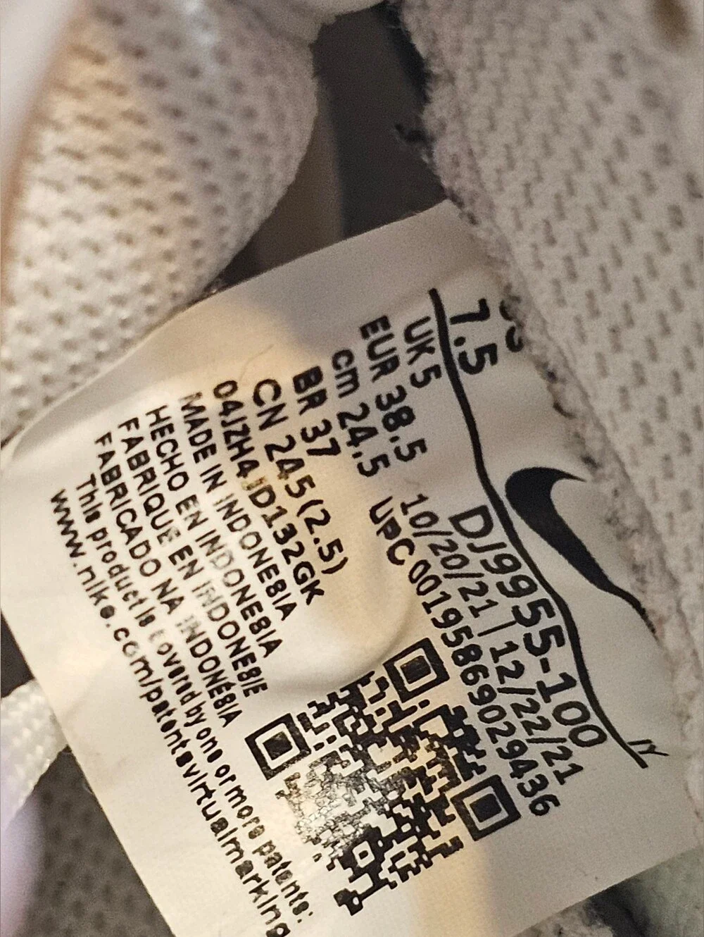 Nike Women's Dunk Low ESS Shoes 'White Paisley' DJ9955-100 Size 7.5